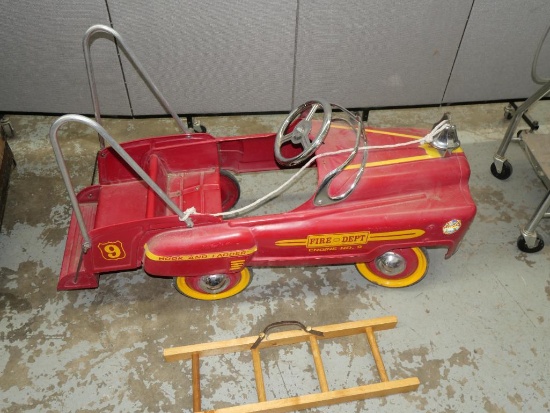 Fire Department Engine #9 Pedal Car