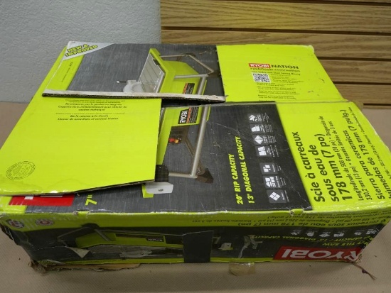Ryobi 7" Wet Tile Saw
