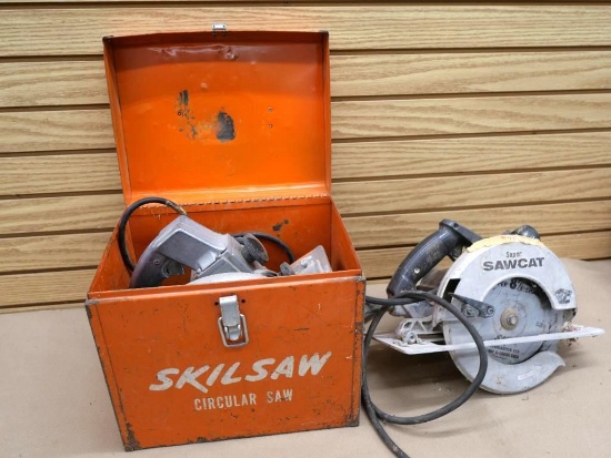 B&D #2695 8 1/4" Super Sawcat & Skilsaw 858 Circular Saw