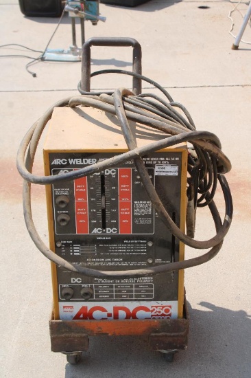 Montgomery Ward AC-DC Arc Welder on Iron Cart