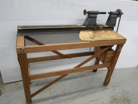 36" Lathe Mounted on Stand