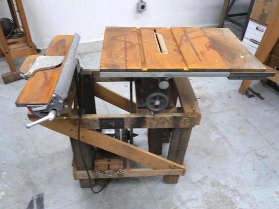 PowR Kraft Table Saw & Jointer Mounted on Stand