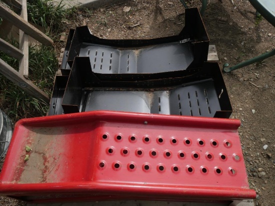Three pair of Metal Car Ramps