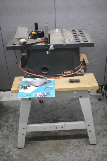 Craftsman 10" Table Saw on Ridgid Steel Base