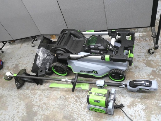EGO 21" Self Propelled Battery Operated Lawnmower & Weed Eater