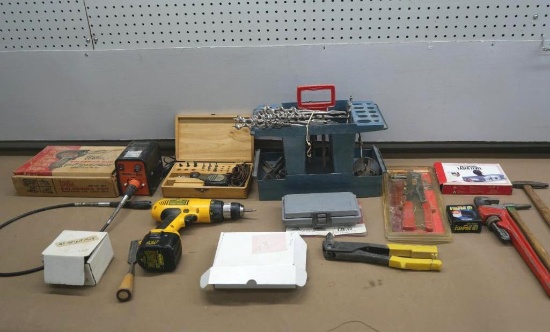 Dura Flex Power Carver, Dewalt DW972 Drill & More