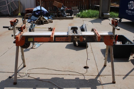 Portamate PM7000 Miter Saw Stand with Vise