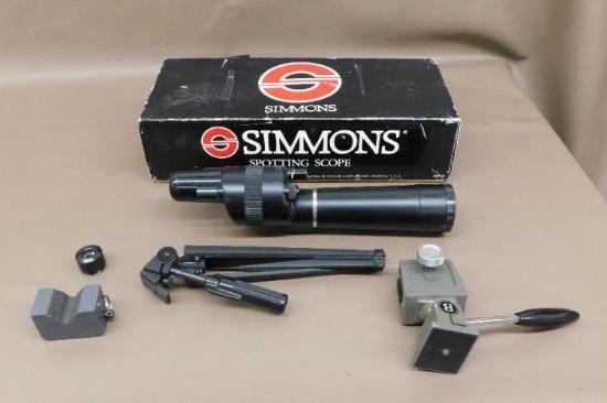 Simmons Spotting Scope, With Tripod and Window Mount