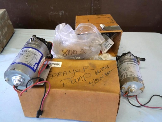 Shurflo / Pentair Sprayer Pumps with Fittings