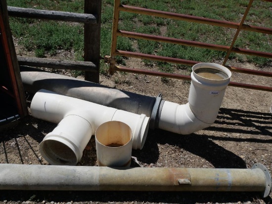 Two 10" Irrigation Pipe Elbows