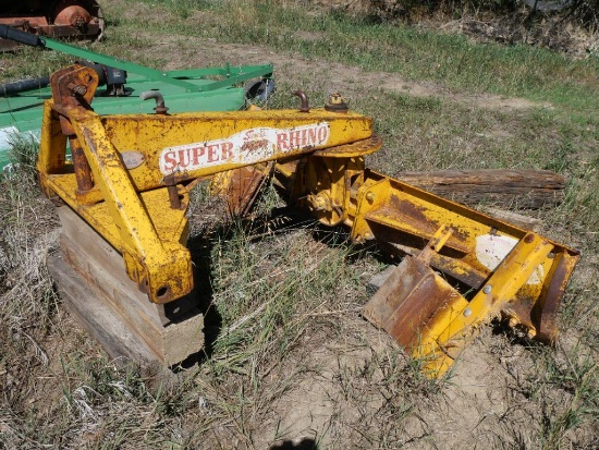 Heavy Duty Servis Super Rhino Three-Point Rear Tractor Scraper Blade