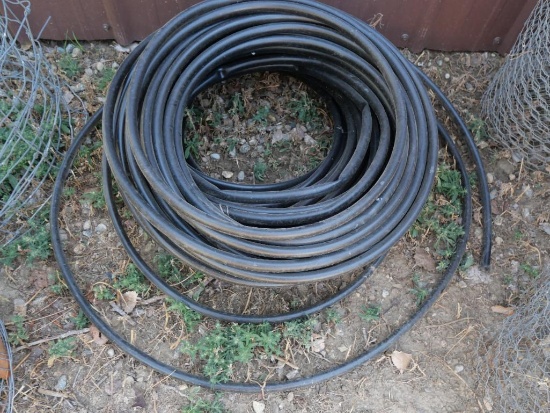 Partial Roll of Plastic 5/8" Irrigation Pipe