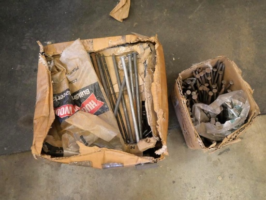 Two Boxes of 6" - 10" Nails