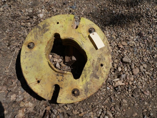 Three 40 Series Steel Tractor Weights