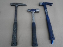 Three Estwing Hammers