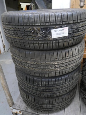Set of Four New Continental 4x4 Contact Tires Size P225/60R18