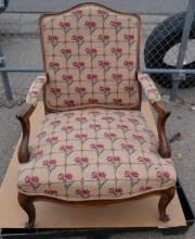 Louis XV Style Antique Upholstered Chair