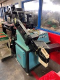 Mectron Machine with Inspection Power Feeder System and Red Warning Lights