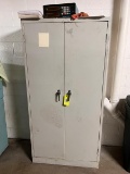 Metal cabinet and contents