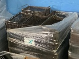 Metal Wire Mesh Storage Baskets - Set of Stackable and Durable Containers Wrapped with Protective...