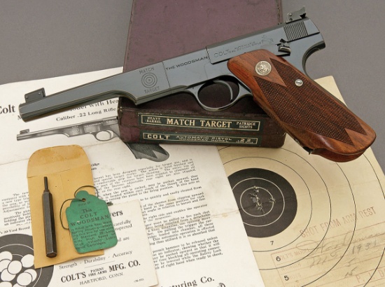 Early Colt Woodsman Match Target Semi-Auto Pistol