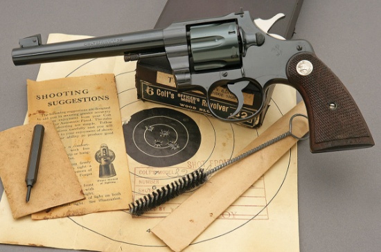 Scarce Colt Officers Model Target Revolver