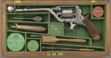 Fine Cased Hollis and Sheath Tranter Patent Two-Trigger Percussion Revolver