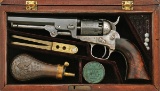Cased Colt Model 1849 Pocket Model Percussion Revolver