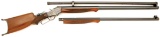 Lovely Stevens Model 49 Walnut Hill Two Barrel Set Rifle on 44 1/2 Action
