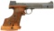Hammerli Model 208 International Semi-Auto Target Pistol