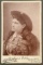 Nice Annie Oakley Cabinet Card from Stacy, Brooklyn New York