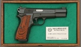 Custom Browning High-Power Semi-Auto Target Pistol Presented to Roy Jinks upon Being Named Outstandi