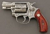 Engraved Smith & Wesson Model 60 Chiefs Special Revolver