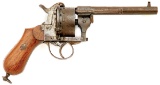 Unmarked European 12-Shot Double Action Pinfire Revolver