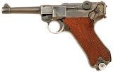 German P.08 Luger S/42 K-Date Pistol by Mauser