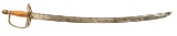 Brass-Hilted American Horseman's Saber Circa 1777-1783