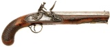 British Greatcoat Full-Stocked Flintlock Pistol