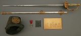 U.S. Model 1860 Staff & Field Officers Sword Grouping with Presentation by Henderson