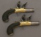 Pair of Henry Nock Center Hammer Flintlock Coat Pistols