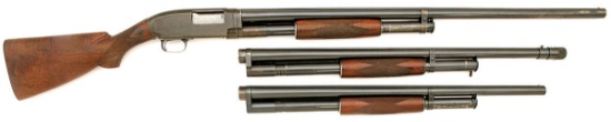 Winchester Model 12 Black Diamond Trap Three Barrel Set