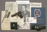 U.S. Colt Model 1903 Pocket Hammerless General Officers Pistol belonging to Maj. Gen. Thomas W. Mell