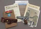 U.S. Colt Model 1908 Pocket Hammerless General Officers Pistol belonging to Brigadier General Willia
