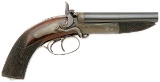 British Double Hammer Howdah Pistol by John Adset