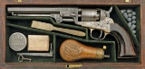 Lovely Factory Engraved Colt Model 1849 Pocket Revolver