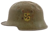 German 1934 Civil Helmet with Freikorps Sauerland Decal