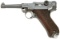 German P.08 Luger Pistol with Unit Markings by DWM