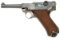 German P.08 Weimar Police Luger Pistol by DWM with Dusseldorf Markings