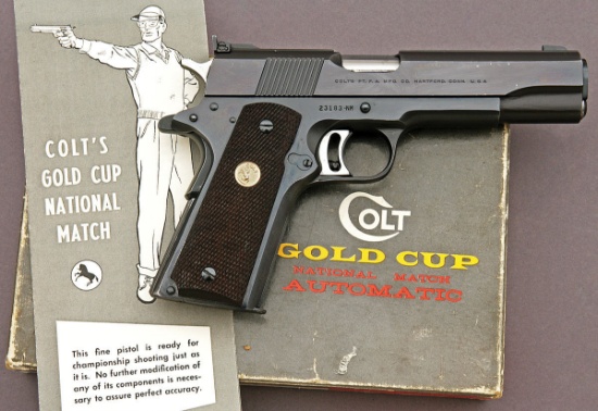 Colt Gold Cup National Match Semi-Auto Pistol