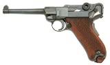 Swiss Model 1906 Military Luger Pistol by Waffenfabrik Bern