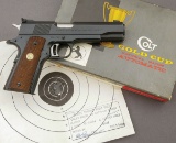 Colt Gold Cup National Match Semi-Auto Pistol